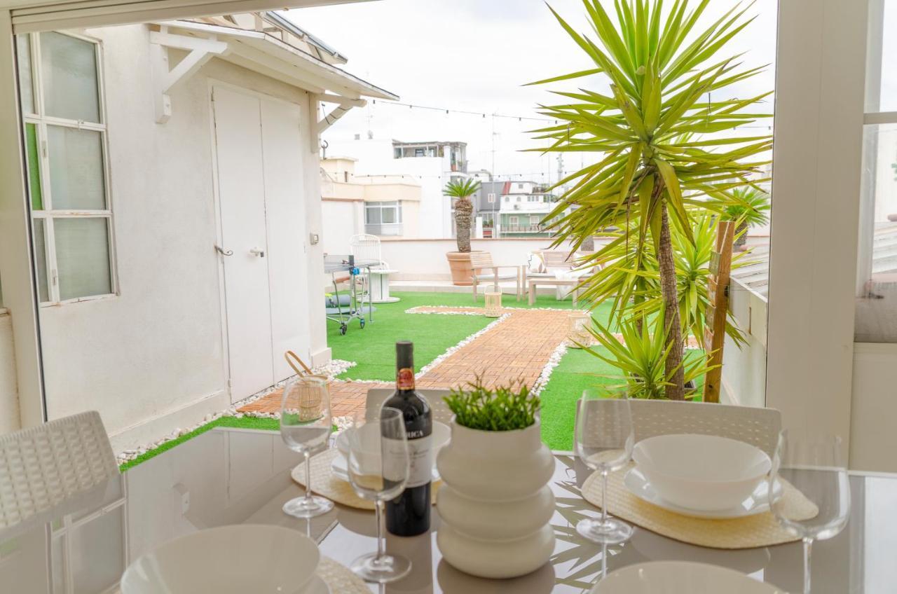 Apulialux Private 100Mq Rooftop Oasis W Jacuzzi Apartamento Bari Exterior foto