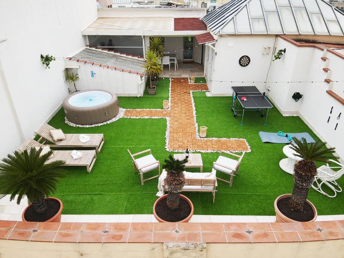 Apulialux Private 100Mq Rooftop Oasis W Jacuzzi Apartamento Bari Exterior foto