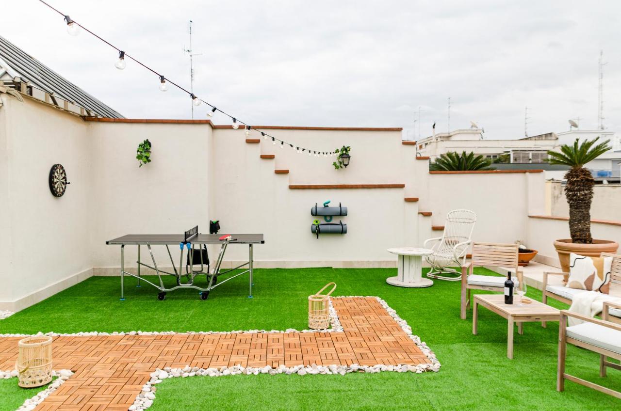 Apulialux Private 100Mq Rooftop Oasis W Jacuzzi Apartamento Bari Exterior foto