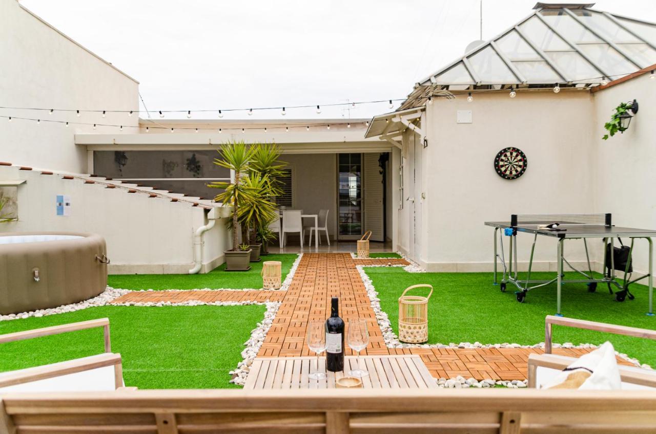 Apulialux Private 100Mq Rooftop Oasis W Jacuzzi Apartamento Bari Exterior foto
