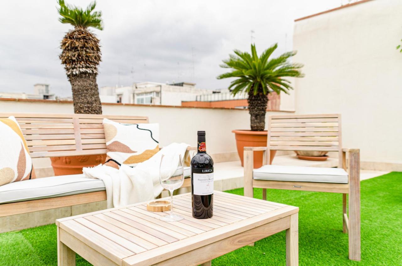 Apulialux Private 100Mq Rooftop Oasis W Jacuzzi Apartamento Bari Exterior foto